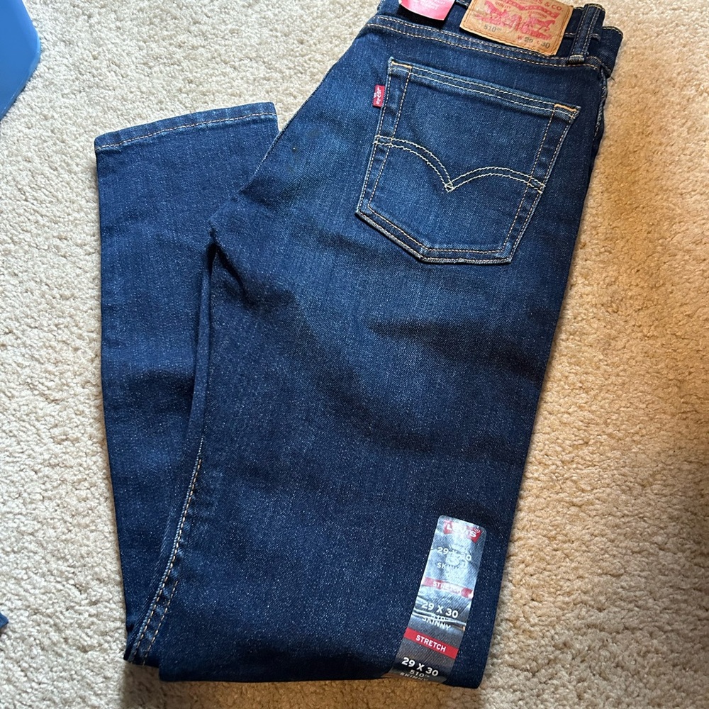 Levi's Dark Blue 510 Skinny Jeans for Men